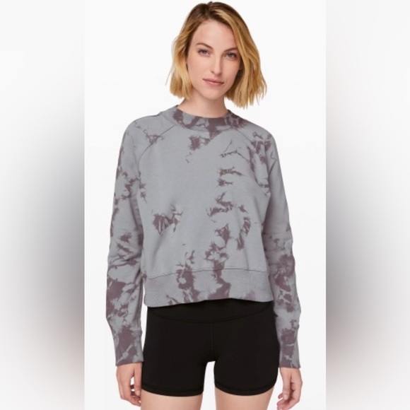 LULULEMON READY TO ROLL CREW - Shibori Print - Picture 1 of 1